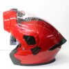 Casco steel abatible Rojo candy (mica transparente) 2X1500 - Imagen 2