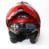Casco steel abatible Rojo candy (mica transparente) 2X1500 - Imagen 3