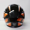 Casco steel abatible Naranja diseño (mica transparente) 2X1500 - Imagen 5