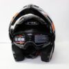 Casco steel abatible Naranja diseño (mica transparente) 2X1500 - Imagen 3