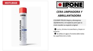 Cera IPONE limpiadora y abrillantadora