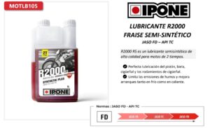 Lubricante IPONE R2000 Fraise semi-sintético