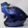 Casco steel abatible Azul acero (mica transparente) 2X1500 - Imagen 2