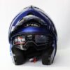 Casco steel abatible Azul acero (mica transparente) 2X1500 - Imagen 4