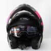 Casco steel abatible rosa con negro mate (mica transparente) 2X1500 - Imagen 3