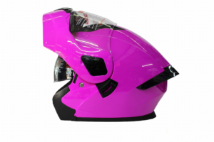 Casco Steel abatible Rosa Brillante (mica transparente) 2x1500
