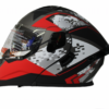 Casco Steel Abatible Modelos Gráficos Rojo H Mate (mica transparente) 2x1700 - Imagen 4