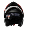 Casco Steel Abatible Modelos Gráficos Rojo H Mate (mica transparente) 2x1700 - Imagen 2