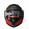 Casco Steel Abatible Modelos Gráficos Rojo H Mate (mica transparente) 2x1700 - Imagen 3