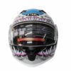 Casco Steel Abatible Modelos Gráficos Tiburón (mica transparente) 2x1700 - Imagen 4