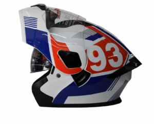 Casco Steel Abatible Modelos Gráficos Herbie (mica transparente) 2x$1700