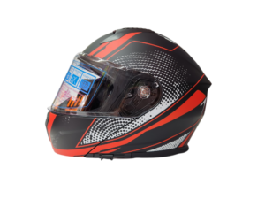 CASCO ABATIBLE STEEL (CERTIFICACIÓN ECE 22-06) ROJO