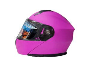 CASCO ABATIBLE STEEL (CERTIFICACIÓN ECE 22-06) ROSA MATE