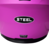 CASCO ABATIBLE STEEL (CERTIFICACIÓN ECE 22-06) ROSA MATE - Imagen 4