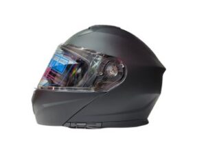 CASCO ABATIBLE STEEL (CERTIFICACIÓN ECE 22-06) NEGRO MATE